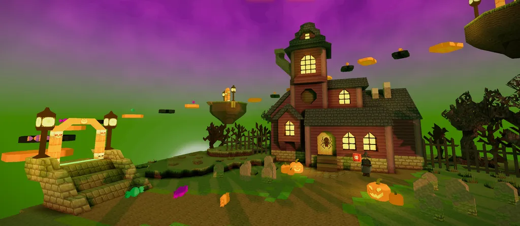 Play Halloween Obby (๐ 25 Stages)